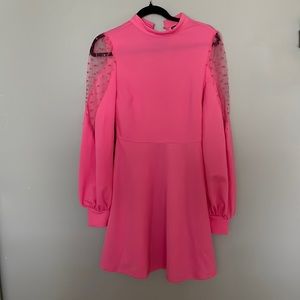 Bubble gum pink dress